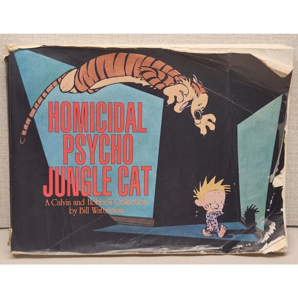 Homicidal Psycho Jungle Cat Calvin & Hobbs Collection By Bill Watterson‎ Comics - Picture 1 of 11